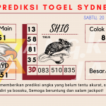 Prediksi togel Sydney akurat dan jitu 2022