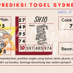 Prediksi togel Sydney akurat dan jitu 2022