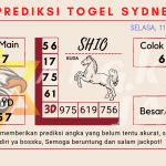 Prediksi togel Sydney akurat dan jitu 2022