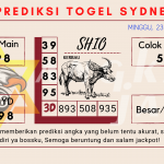 Prediksi togel Sydney akurat dan jitu 2022