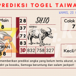 Prediksi togel Taiwan akurat dan jitu 2022