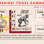 Prediksi togel kamboja akurat dan jitu