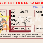 Prediksi togel kamboja akurat dan jitu