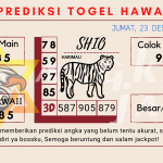 Prediksi togel hawaii akurat dan jitu