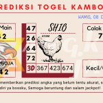 Prediksi togel kamboja akurat dan jitu