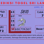 Prediksi togel sri lanka akurat dan jitu